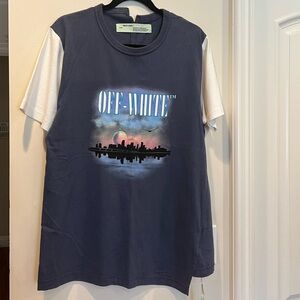 Off-White Blue Sunset tshirt